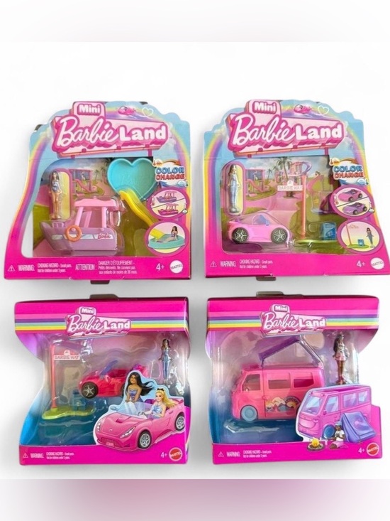 Barbie Other - Mini BarbieLand Playsets Lot of 4 NWT